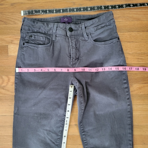 NYDJ Charcoal Slim Fit Jeans Size 2 - Picture 6 of 10